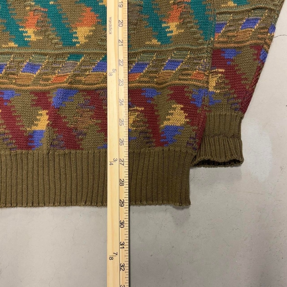 Vintage 90s multicolored pattern sweater - Picture 5 of 6